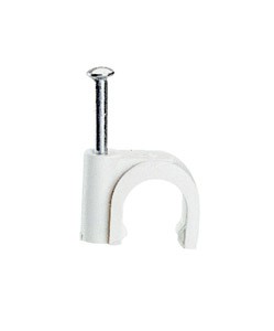 Зажим Fixfor d10мм бел. (уп.100шт) Leg 031559