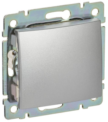Выключатель 1-кл. СП Valena 10А IP31 250В механизм алюм. IEK 770101
