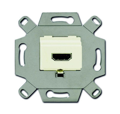 Механизм HDMI-розетки/разъема HDMI-type A Full HD 20 полюсов сл. кость ABB 2CKA000230A0430