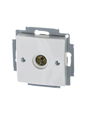Механизм розетки TV 1-м Basic альп. бел. ABB 2CKA001724A4276
