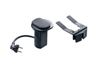 Органайзер настол. для 2К+З+USBcharg. черн. Leg 054086