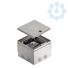 Лючок укомплектованный GE2FV NO франц. стандарт тубус 140х140х110мм серебр. OBO 7368397