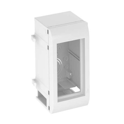 Коробка монтажная ОП 1мод. Modalnet WG-MK RW для монтажа 2 ЭУИ Modul 45 45х45мм дополнит. модуль бел. OBO 6109905