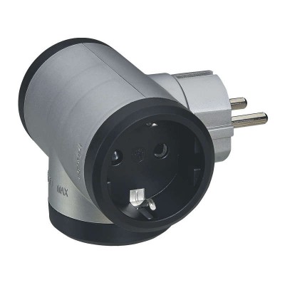 Разветвитель 3-м 16А IP20 Элиум 3х2P+E горизонт. подкл. алюм. Leg 050664
