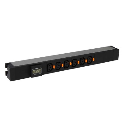 Блок распределения питания PDU 6 роз. С13А.м клеммный блок 19дюйм 16А Leg 646843