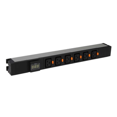 Блок распределения питания PDU 6 роз. С19А.м клеммный блок 19дюйм 16А Leg 646844