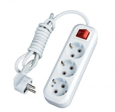 Удлинитель 3х3м с заземл. 10А IP44 
