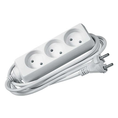 Удлинитель EX- 03-150 3х1.5м 10А/2.2кВт ПВС 3х1 JAZZway 4895205004405