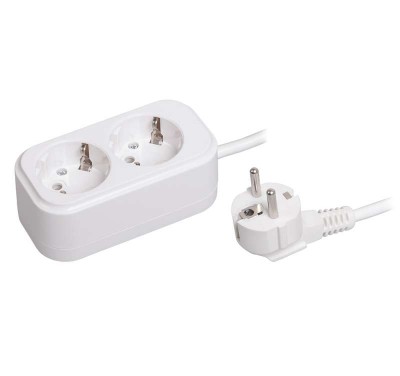 Удлинитель 2х1.5м с заземл. 16А IP20 У02 CLASSIC 2P+PE ИЭК WYP11-16-02-02-Z