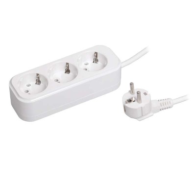 Удлинитель 3х1.5м с заземл. 16А IP20 У03 CLASSIC 2P+PE ИЭК WYP11-16-03-02-Z