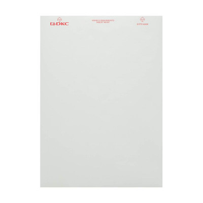 Табличка маркировочная 10х20 бел. (уп.1680шт) DKC SITFP1020W