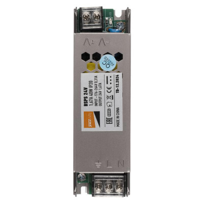 Блок питания для светодиод. ленты BSPS 40Вт 1.67А 24В IP20 метал. Pro JazzWay 5018471
