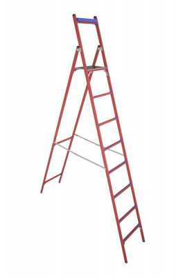 Стремянка диэлектрическая ССД-2.0 Т с симметричной опорой стеклопластик. Антиток Д413788