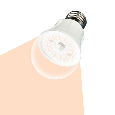 Лампа светодиодная LED-A60-10W/SPFR/E27/CL PLP01WH 10Вт A60 грушевидная прозрачная для растений (упак. картон) Uniel UL-00001820