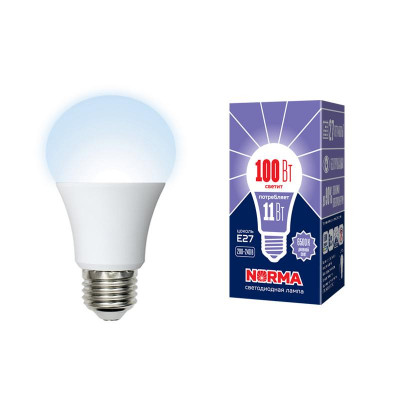 Лампа светодиодная LED-A60-11W/DW/E27/FR/NR Norma 11Вт матовая E27 (упак. картон) Volpe UL-00003785