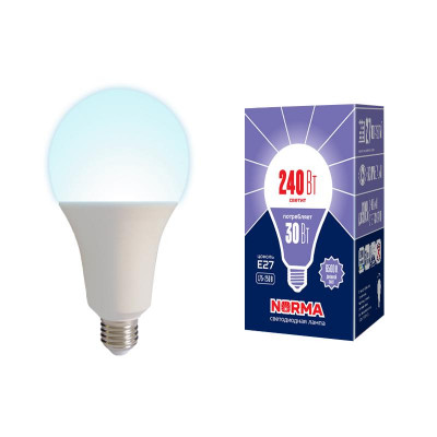 Лампа светодиодная LED-A95-30W/6500K/E27/FR/NR Norma 30Вт матовая 6500К холод. бел. E27 (упак. картон) Volpe UL-00005606