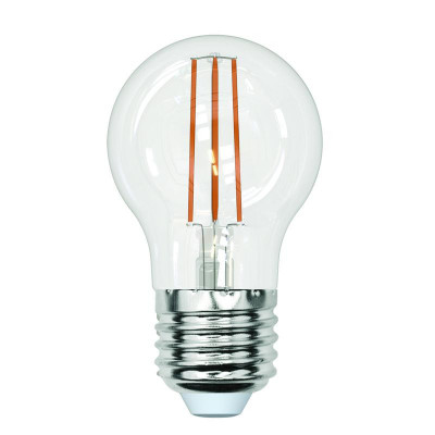 Лампа светодиодная LED-G45-13W/3000K/E27/CL PLS02WH Sky прозр. картон Uniel UL-00005907