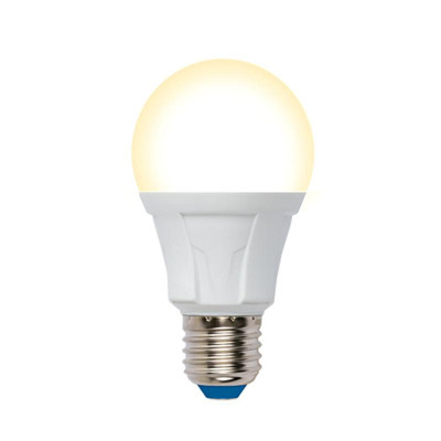 Лампа светодиодная LED-A60 12W/3000K/E27/FR/DIM PLP01WH Яркая 12Вт матовая 3000К тепл. бел. E27 диммир. (упак. картон) Uniel UL-00004290