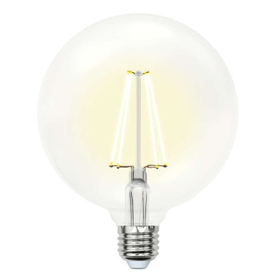 Лампа светодиодная LED-G125-10Вт/WW/E27/CL Uniel 10534