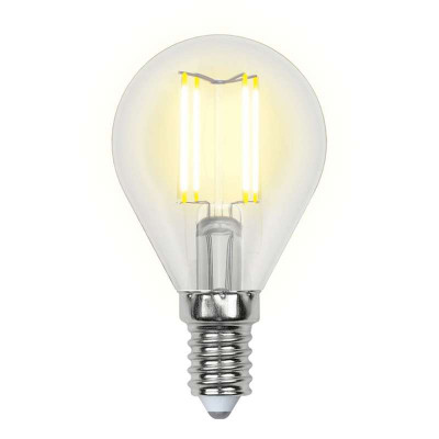 Лампа светодиодная LED-G45-5W/WW/E14/CL/DIM GLA01TR форма 
