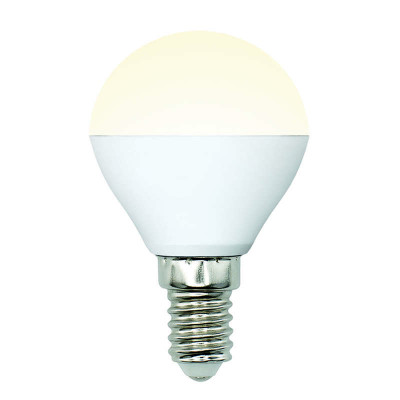 Лампа светодиодная LED-G45-6W/WW/E14/FR/MB PLM11WH Multibright 6Вт шар матовая 3000К тепл. бел. E14 100-50-10 (упак. картон) Uniel UL-00002375