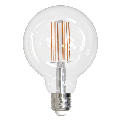 Лампа светодиодная LED-G95-15W/3000K/E27/CL PLS02WH прозр. колба теплый бел. свет 3000К упак. картон Uniel UL-00004864