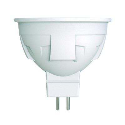 Лампа светодиодная LED-JCDR 6W/NW/GU5.3/FR/DIM PLP01WH Uniel UL-00003989