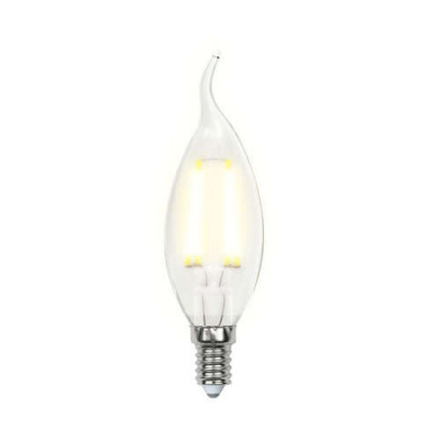 Лампа светодиодная LED-CW35-6Вт/WW/E14/FR PLS02WH картон Uniel UL-00000306
