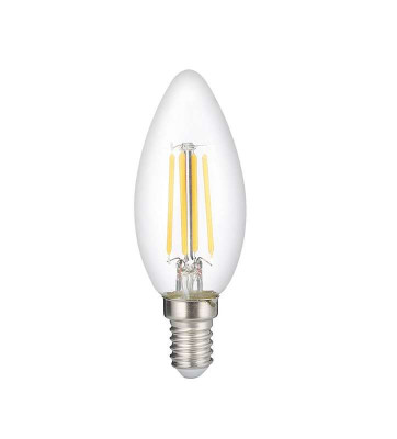 Лампа светодиодная филаментная PLED OMNI 8Вт C35 3000К тепл. бел. E14 230В/50Гц CL JazzWay 5020696