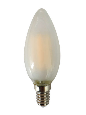 Лампа светодиодная филаментная PLED OMNI 8Вт C35 4000К нейтр. бел. E14 230В/50Гц FR JazzWay 5020887