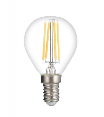 Лампа светодиодная филаментная PLED OMNI 6Вт G45 3000К тепл. бел. E14 230В/50Гц FR JazzWay 5021099