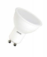 Лампа светодиодная LED STAR PAR16 8W/830 (замена 75Вт) 8Вт 3000К тепл. бел. GU10 700лм 220-240В матов. пласт. OSRAM 4058075210981