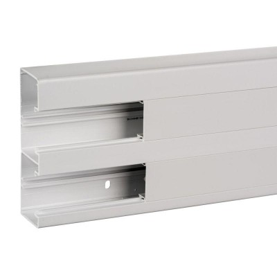 Короб 2-секц. 165х55 с крышкой ПВХ RAL9003 (дл.2м) SchE ISM10400P