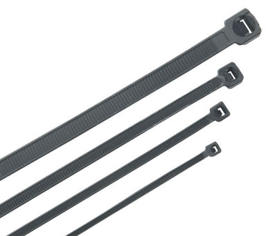 Хомут-стяжка для кабеля 3.6х250мм нейлон черн. (уп.100шт) ITK HKB-W36-L250