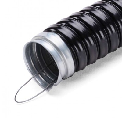 Металлорукав Р3-ЦПнг-LS 25 d25мм с протяжкой (уп.20м) Fortisflex 77895