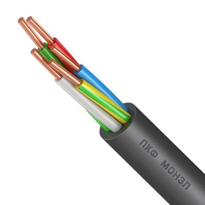 Кабель ВВГнг(А)-LS 5х6 ОК (N PE) 0.66кВ (м) Монэл УТ000026124