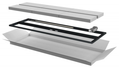 Дверь двустворчатая для шкафа LINEA N 33U 600мм перфорир. черн. ITK LN05-33U6X-D2P