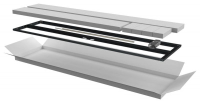 Дверь двустворчатая для шкафа LINEA N 42U 600мм перфорир. черн. ITK LN05-42U6X-D2P