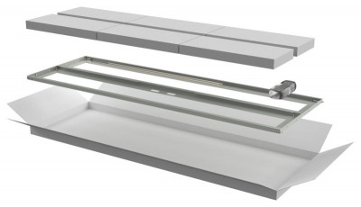 Дверь двустворчатая для шкафа LINEA N 33U 600мм перфорир. сер. ITK LN35-33U6X-D2P