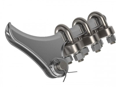 Зажим натяжной болтовой НБ-3-6Б 150-240мм алюм. МЗВА 00000609