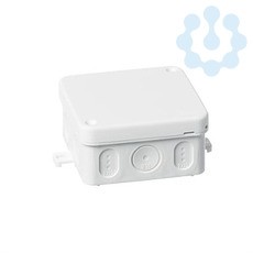 Коробка разветвительная квадратная 75х75мм IP65 бел. ABB 2TKA140010G1