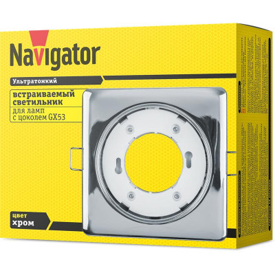 Светильник точечный 14 214 NGX-S2-003-GX53 хром. Navigator 14214