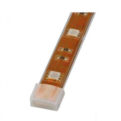 Зажим изолирующий UCW-R10 WHITE 020 POLYBAG для светодиодной ленты 5050 с 4 отв. для проводов 10мм бел. силикон (уп.20шт) Uniel 06684