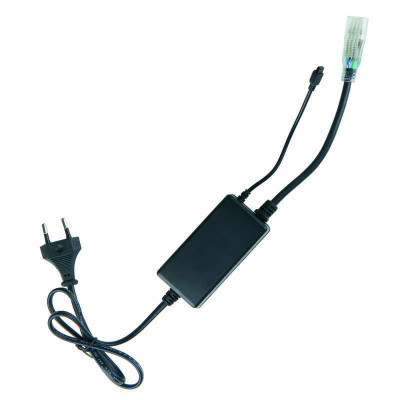 Контроллер ULC-N20-RGB BLACK для управления светодиод. многоцветными RGB лентами ULS-5050 220В с пультом ДУ Uniel 10800