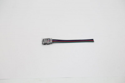 Разъем 4PIN с проводом для LED ленты RGB 10мм (подключение ленты к источнику питания) VARTON V4-R0-70.0024.STR-0002