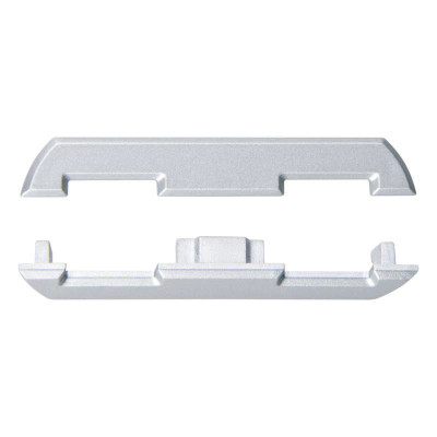 Набор аксессуаров UFE-N08 SILVER B POLYBAG для алюм. профиля заглушки 4шт пластик серебр. Uniel UL-00000628