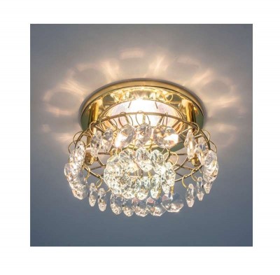 Светильник Florencia 51 11 04 1х50Вт GU5.3 IP20 штампованный с подвесным стеклом ИТАЛМАК IT8522