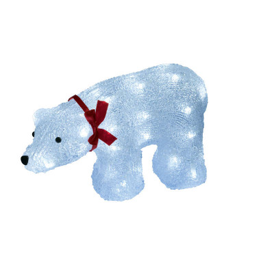 Гирлянда светодиодная «Белый медведь» ULD-M3423-040/STA WHITE IP20 WHITE BEAR 40led. 34х12х23см бел. UNIEL 07954