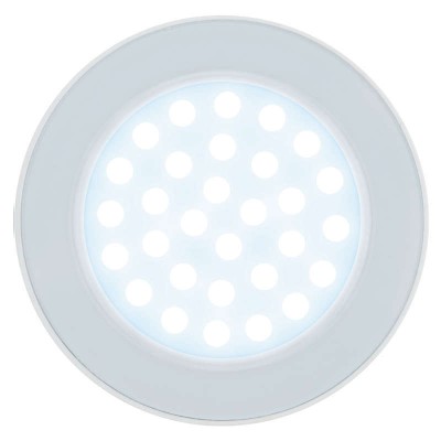 Светильник светодиодный накладной ULE-R03-3W/NW IP41 WHITE картон для интерьер. освещения 3Вт корпус алюм. бел. Свет бел. Упак. Картон Uniel 08288