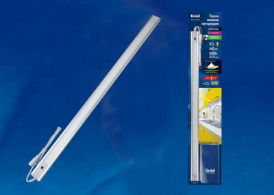 Светильник светодиодный ULI-F40-9Вт/4200К SENSOR IP20 SILVER 600х30х8мм серебр. Uniel UL-00002882